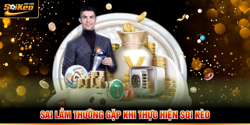 Sai lầm thường gặp khi thực hiện soi kèo